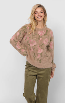  CAMILA EYELASH YARN SWEATER