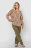 CAMILA EYELASH YARN SWEATER