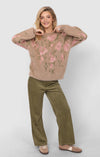 CAMILA EYELASH YARN SWEATER