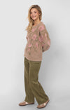 CAMILA EYELASH YARN SWEATER