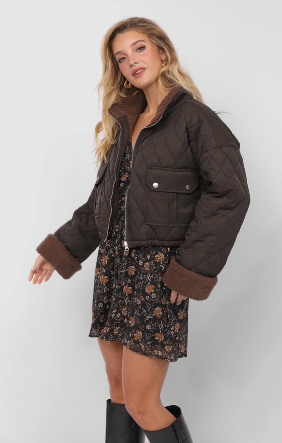 ASHTON QUILTED REVERSIBLE JACKET