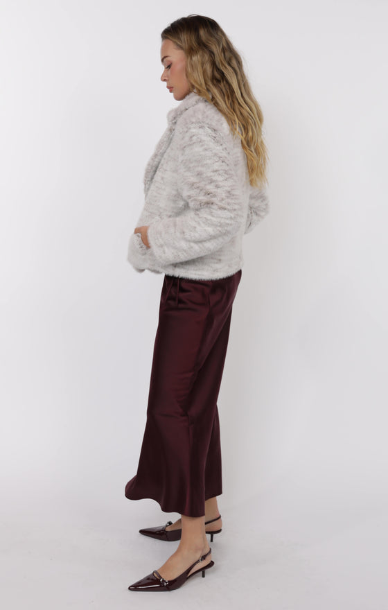 PRETTY FAB FAUX FUR COAT