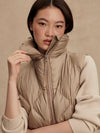 NAVINE LONG DOWN GILET VEST