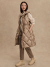 NAVINE LONG DOWN GILET VEST