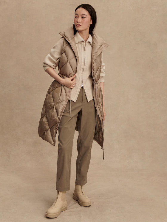 NAVINE LONG DOWN GILET VEST