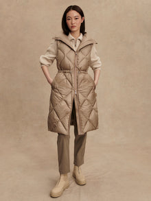  NAVINE LONG DOWN GILET VEST