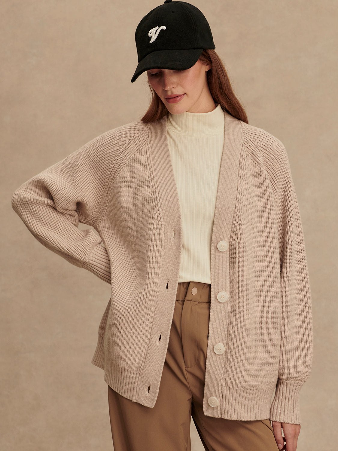 SITGES BUTTON THROUGH KNIT CARDIGAN