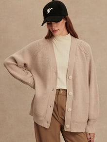 SITGES BUTTON THROUGH KNIT CARDIGAN