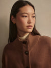 SABRINA BUTTON THROUGH SWEATSHIRT