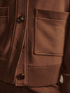 SABRINA BUTTON THROUGH SWEATSHIRT
