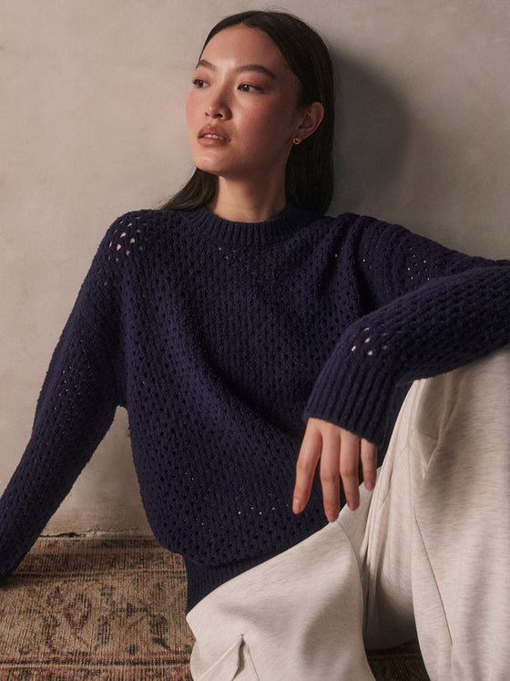 GRADY BOUCLE KNIT SWEATER