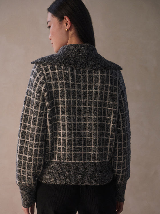 FURLEY HALF ZIP KNIT SWEATER