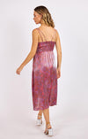 FLORAL GLOW MIDI DRESS