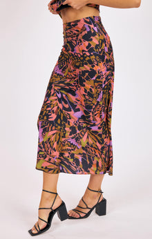  BUTTERFLY KISS BIAS MIDI SKIRT