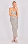 LUSTER SEQUIN MAXI SKIRT