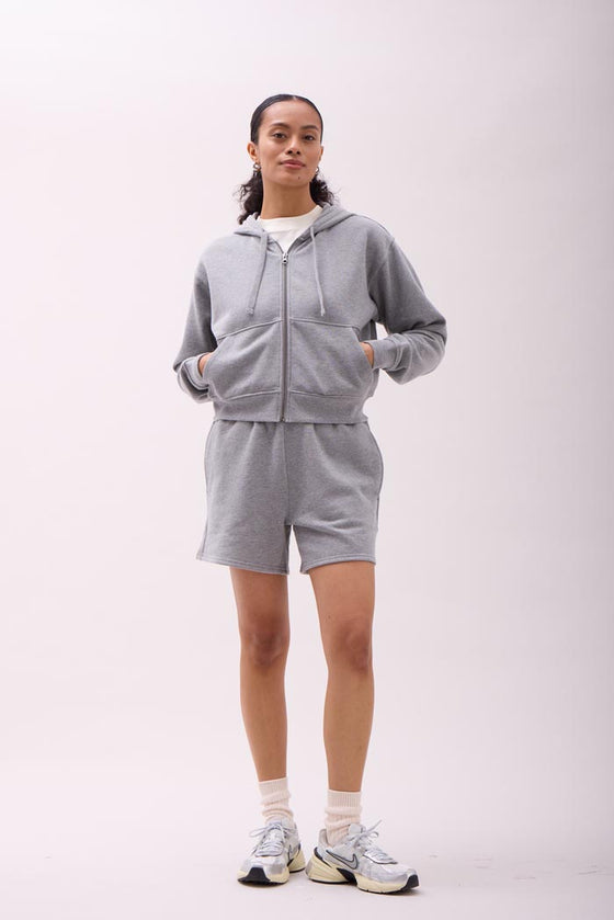 RECYCLED FLEECE ZIP HOODIE