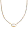 ELISA GOLD TENNIS NECKLACE