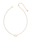 ELISA GOLD TENNIS NECKLACE