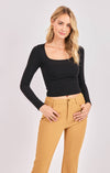 WILLOWBROOOK SQUARE NECK TOP