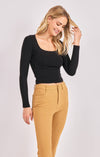 WILLOWBROOOK SQUARE NECK TOP