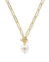 SASHA HEART GOLD PENDANT NECKLACE