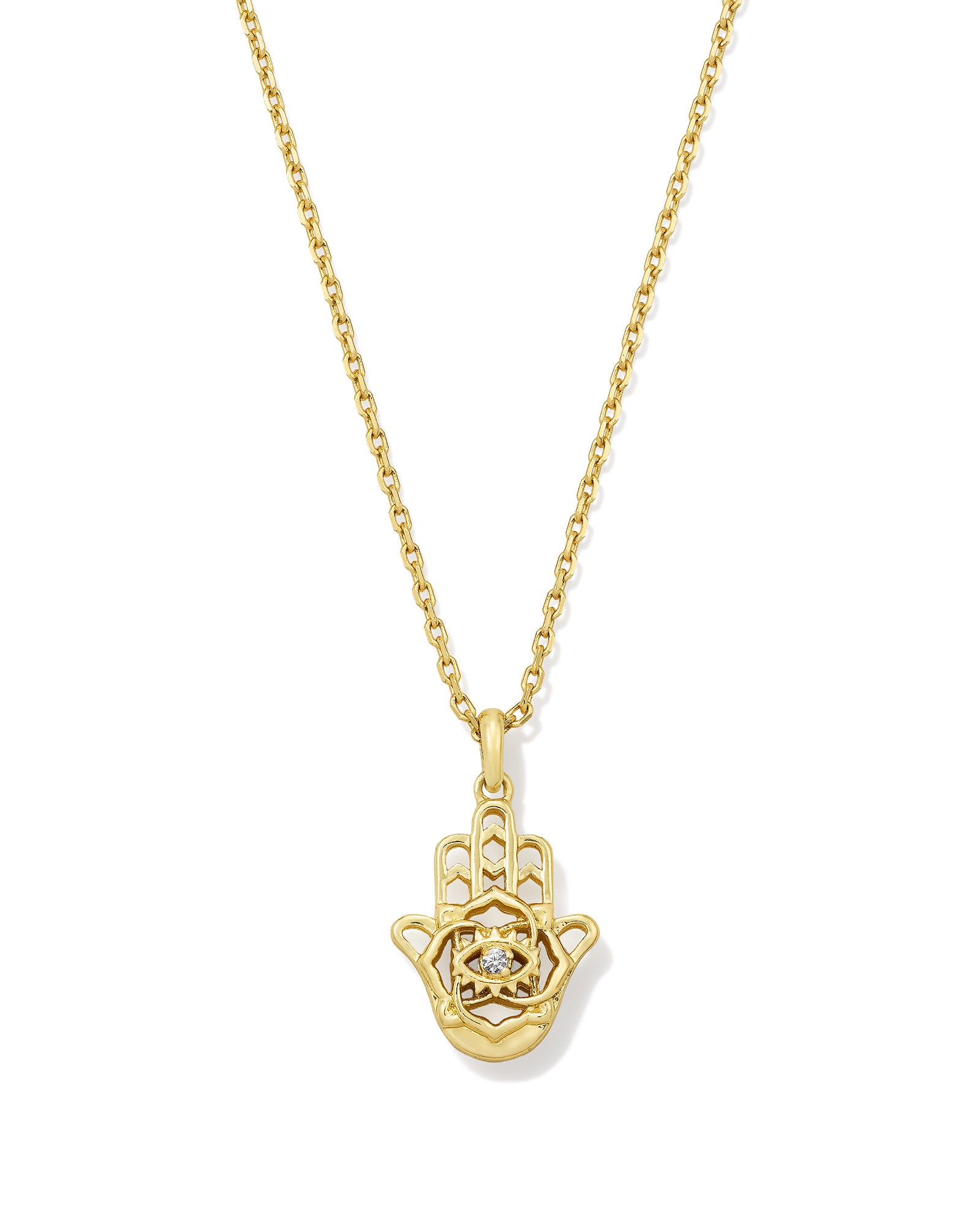 HAMSA GOLD PENDANT NECKLACE