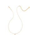 HENRY SHORT PENDANT NECKLACE in white CZ