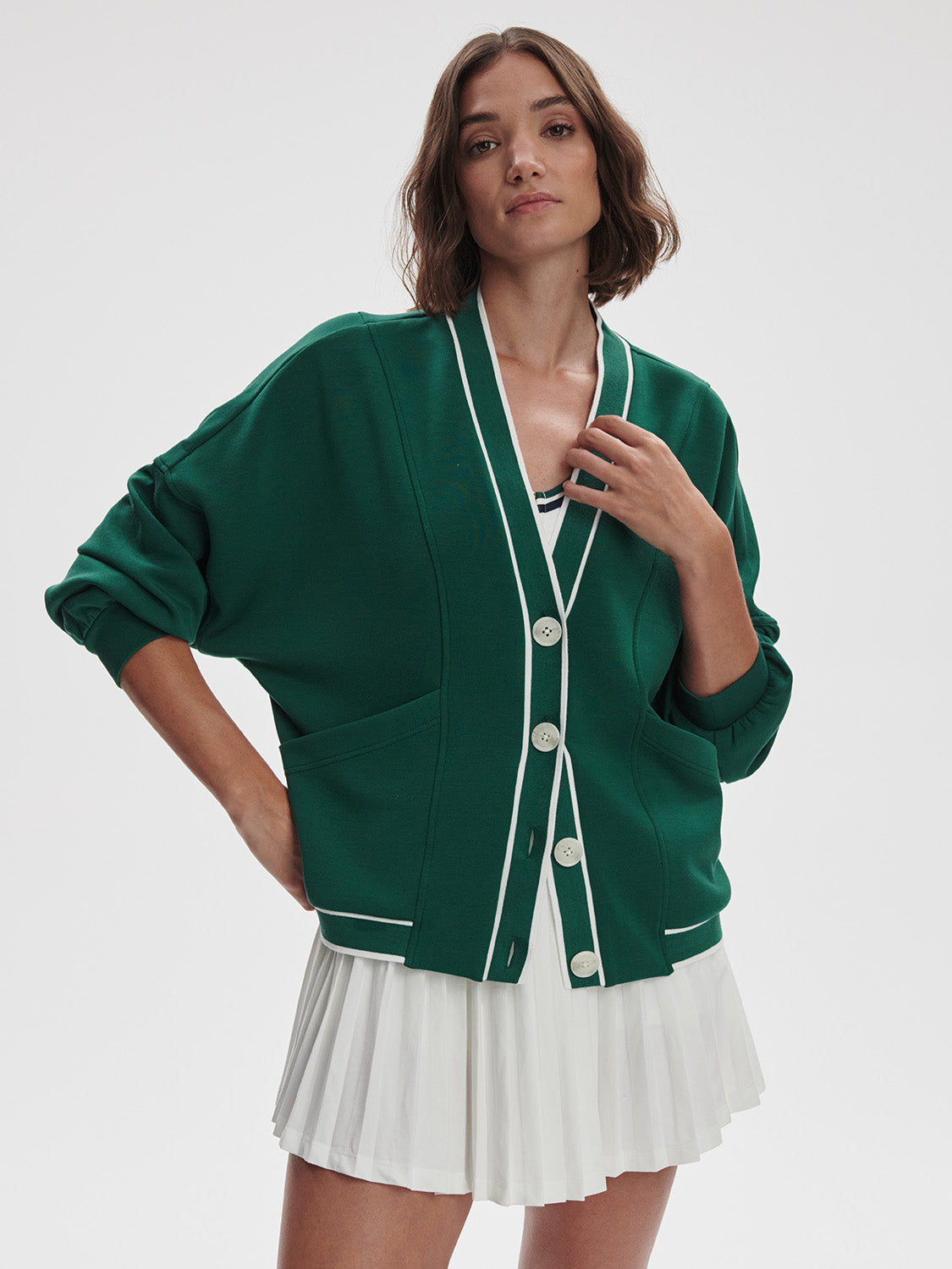 DECKER OFF COURT CARDIGAN
