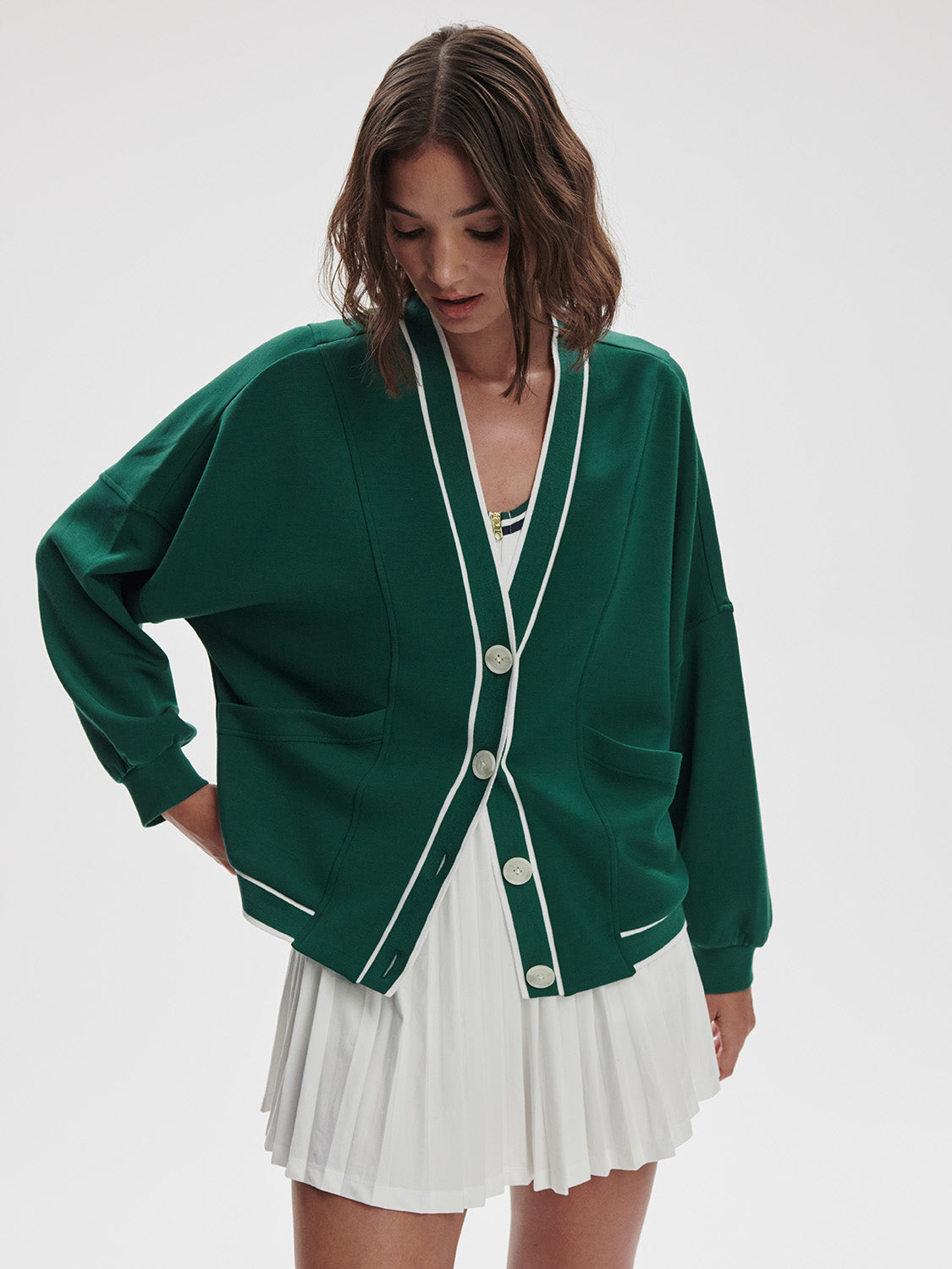 DECKER OFF COURT CARDIGAN