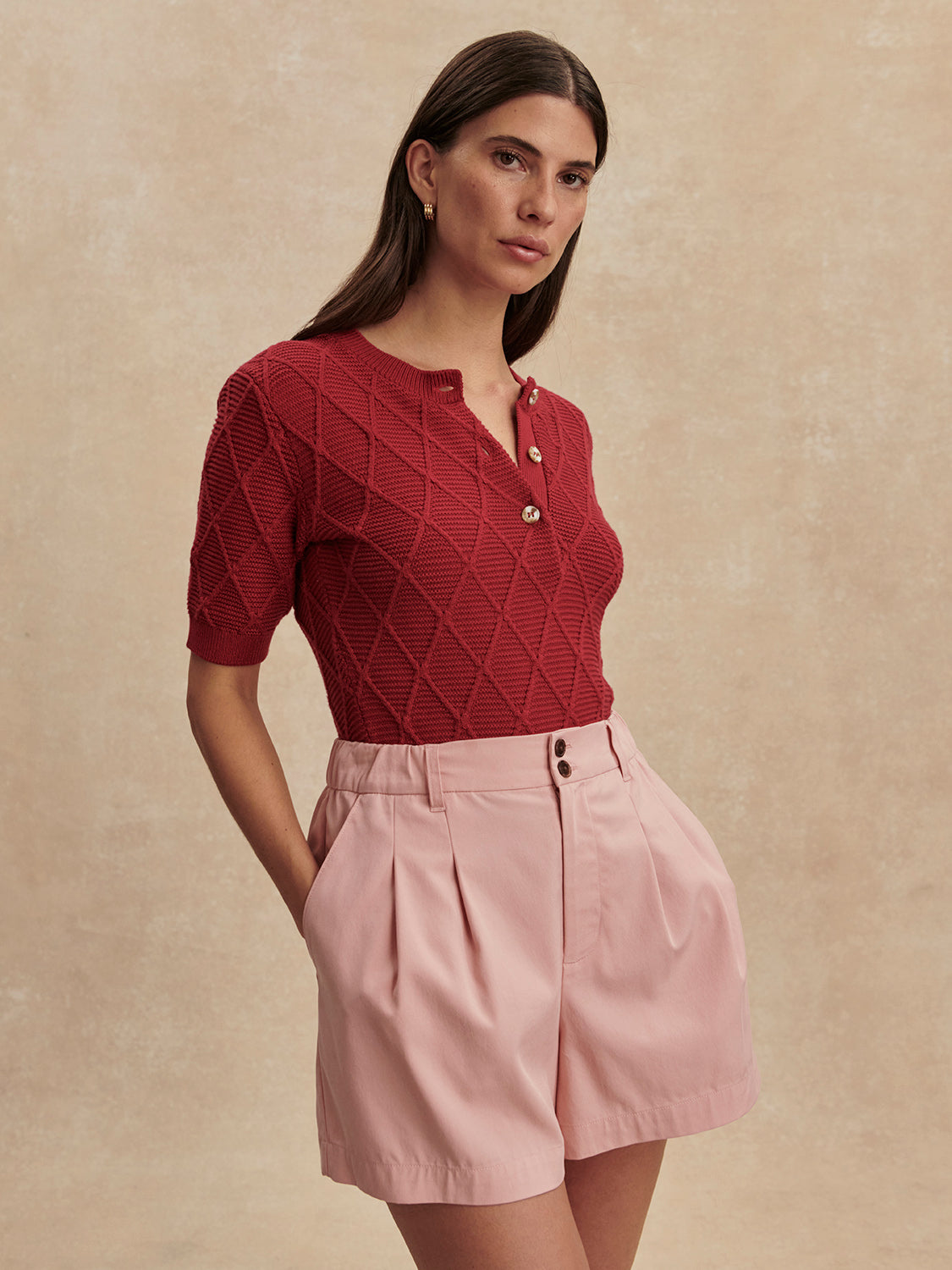 TANSY WOVEN SHORTS 3"