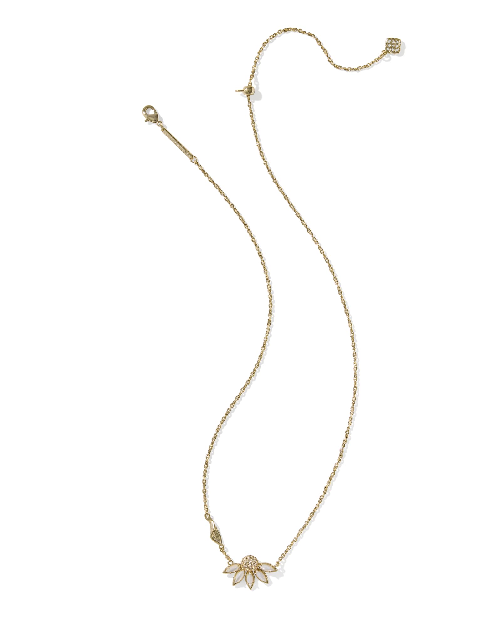 ANYA FLOWER STUD NECKLACE