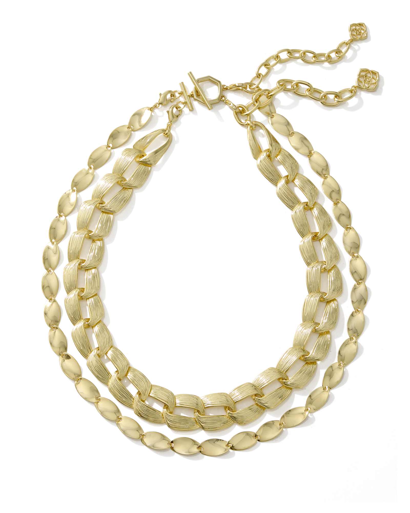 KIRA MULTI STRAND CHAIN NECKLACE