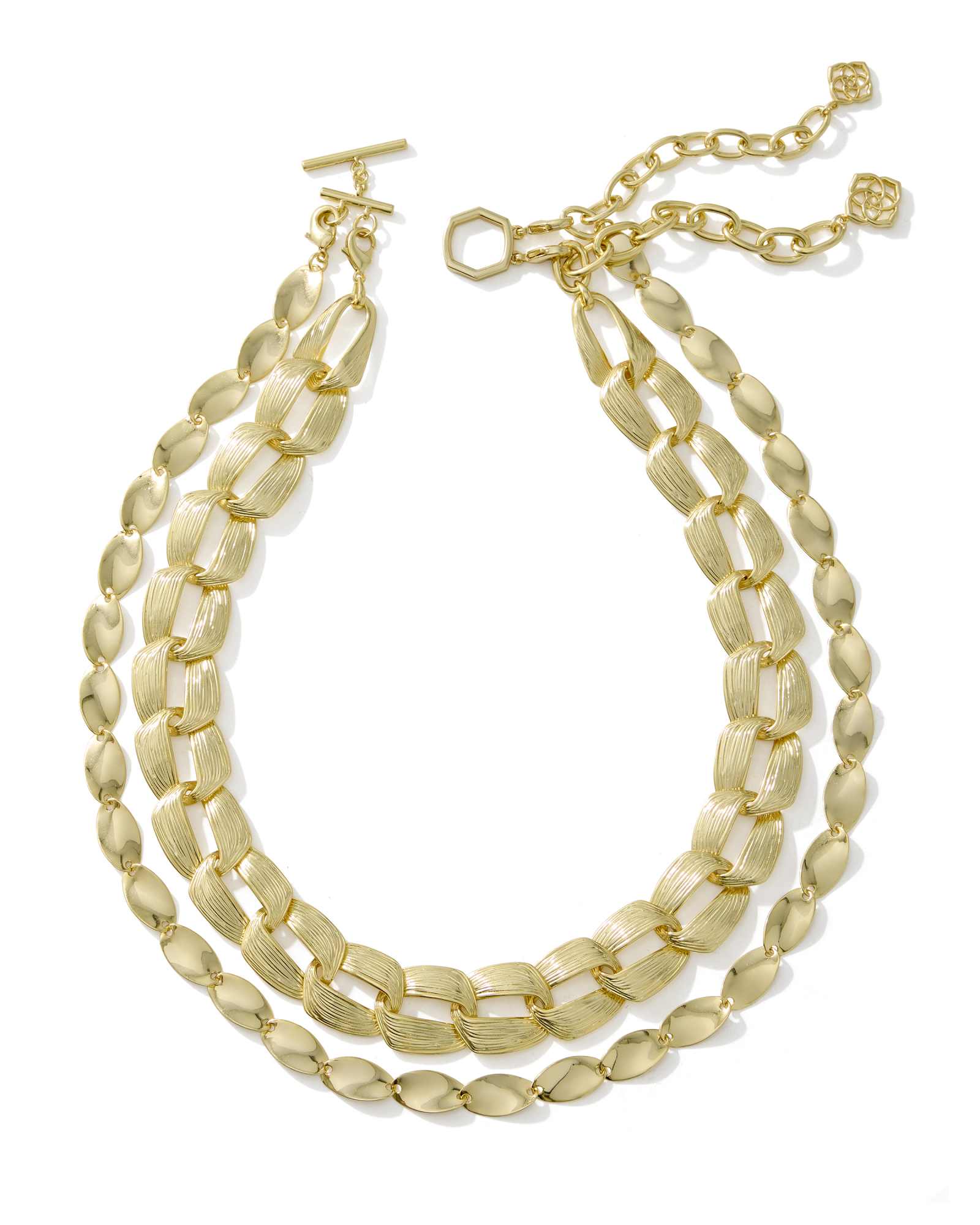 KIRA MULTI STRAND CHAIN NECKLACE