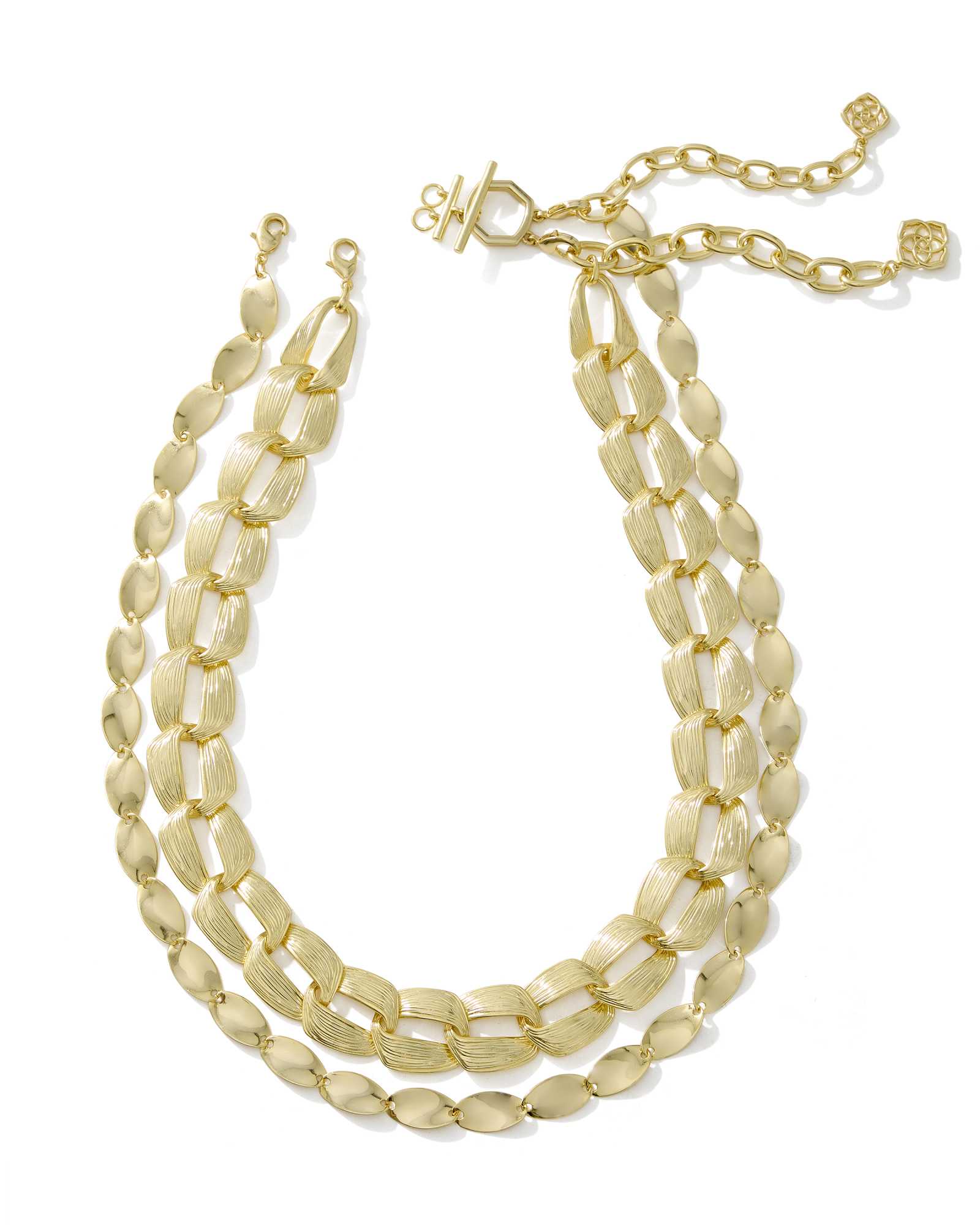 KIRA MULTI STRAND CHAIN NECKLACE