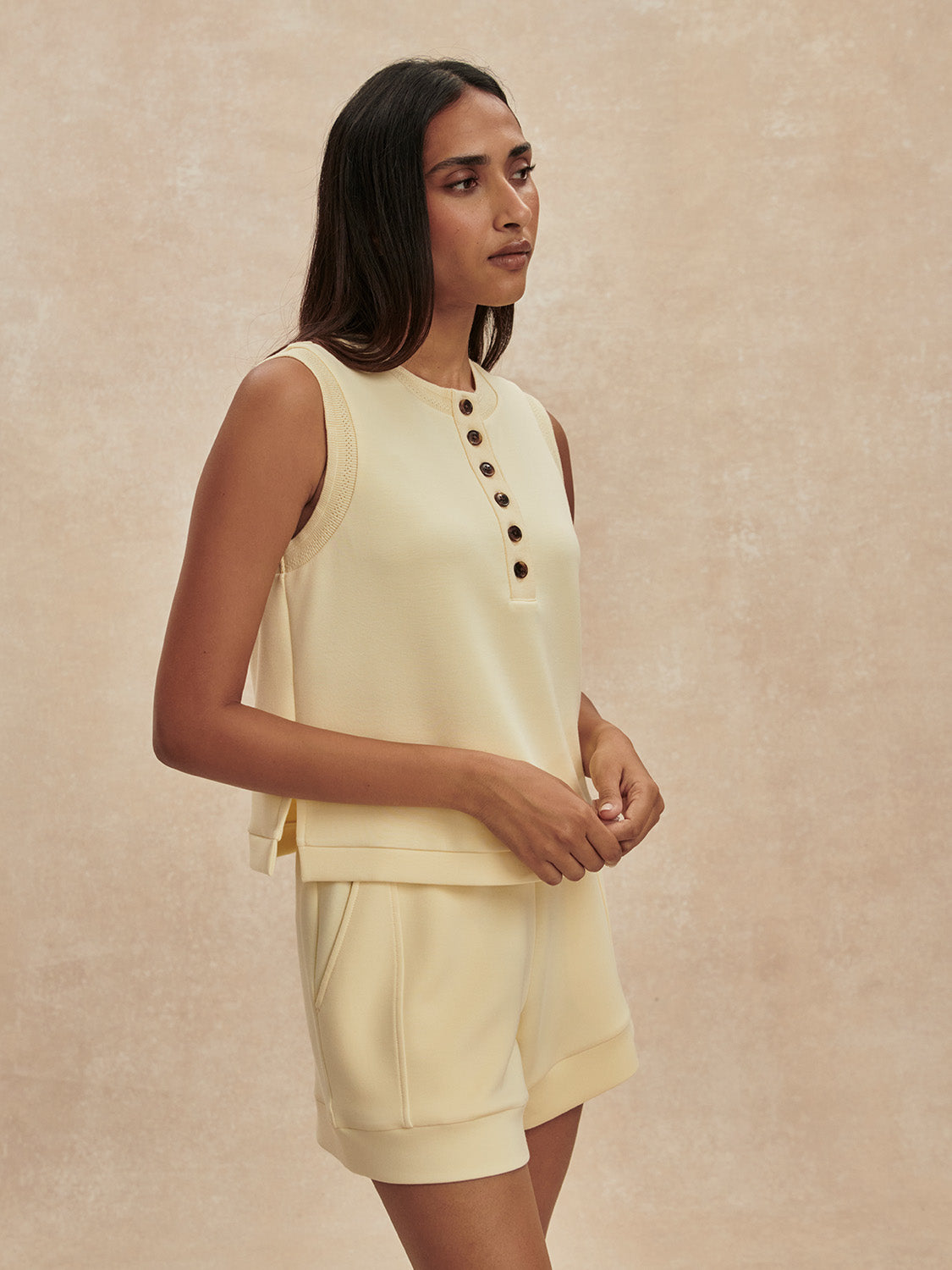 MARLA BUTTON PLACKET TANK