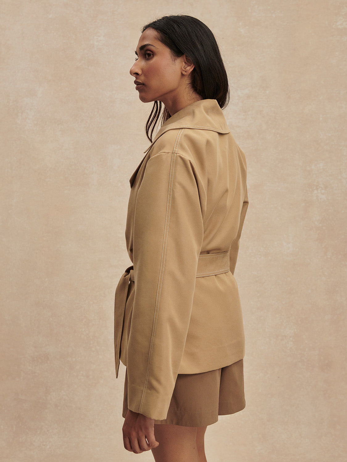 MADDOX SHORT TRENCH COAT – Half Past Three