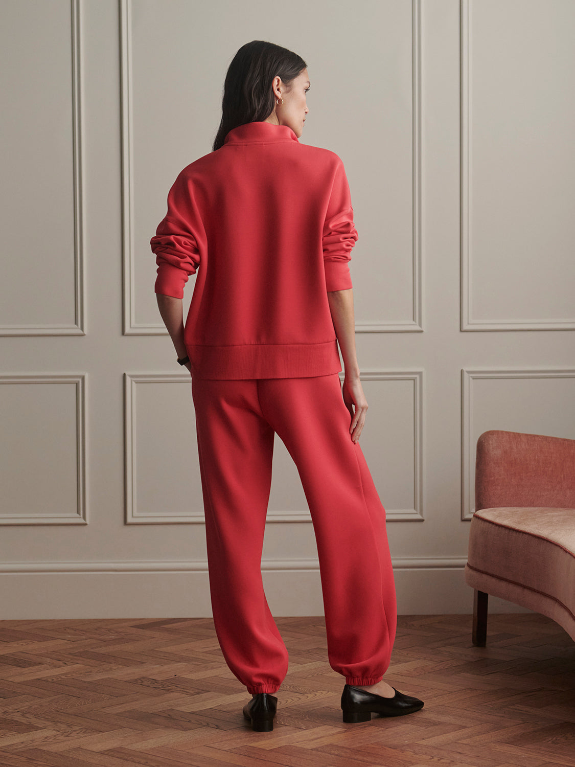 Mavis Mock Neck Sweatershirt