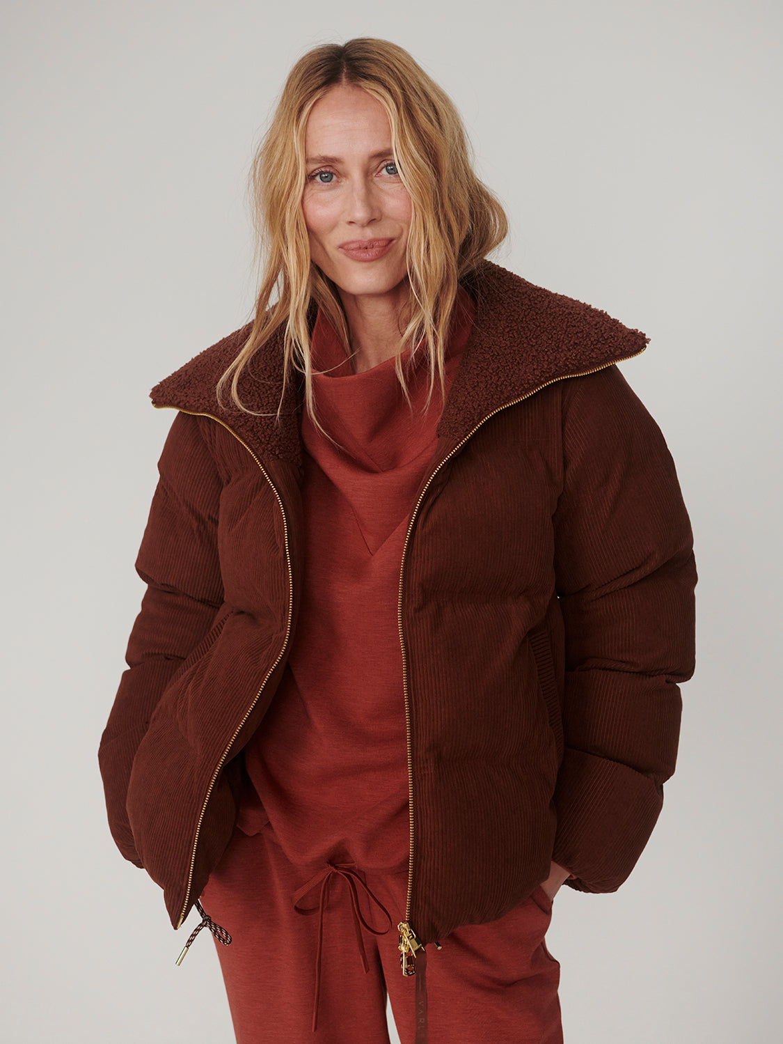 Brackley Cord Puffer Jacket