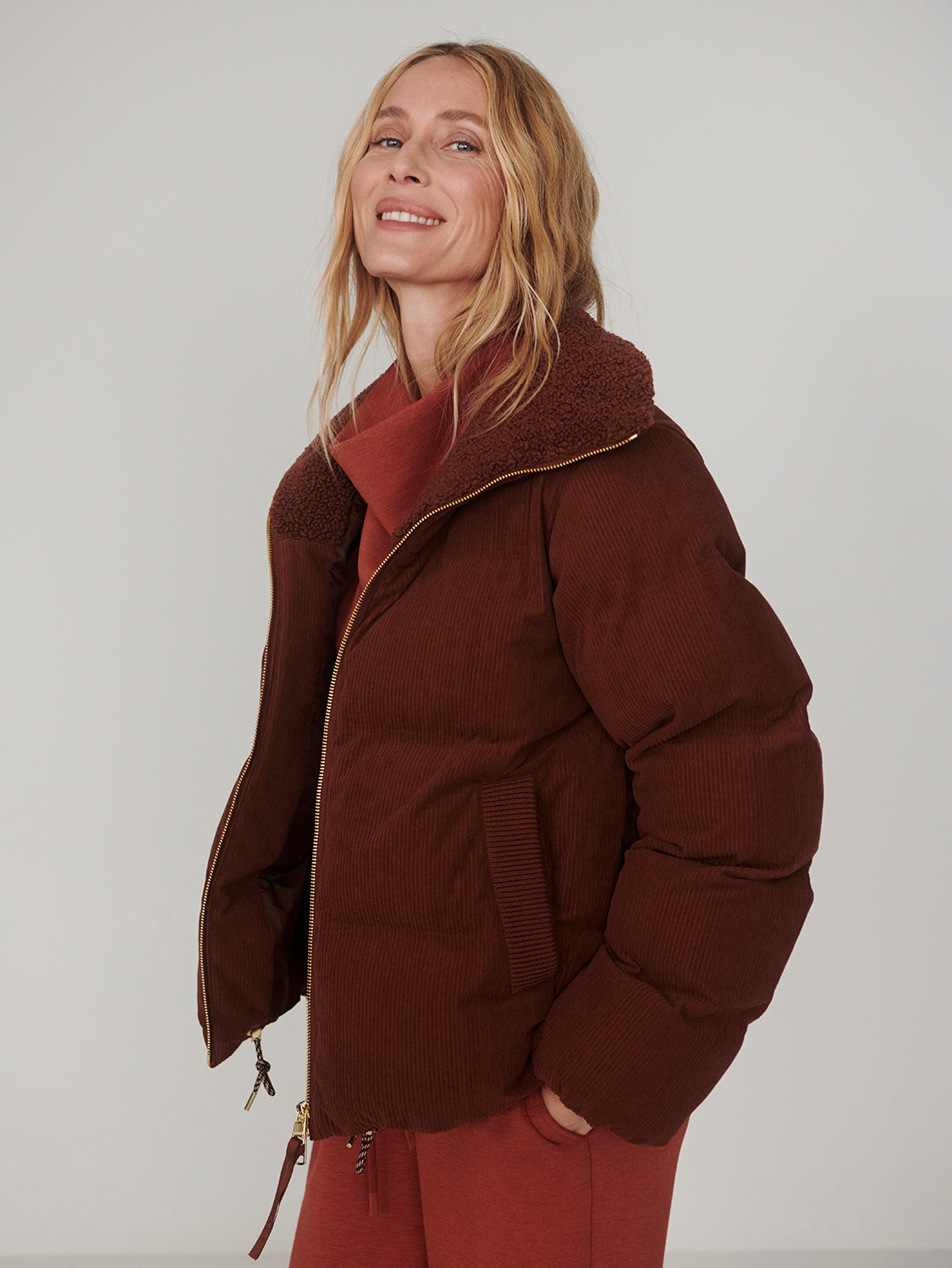 Brackley Cord Puffer Jacket