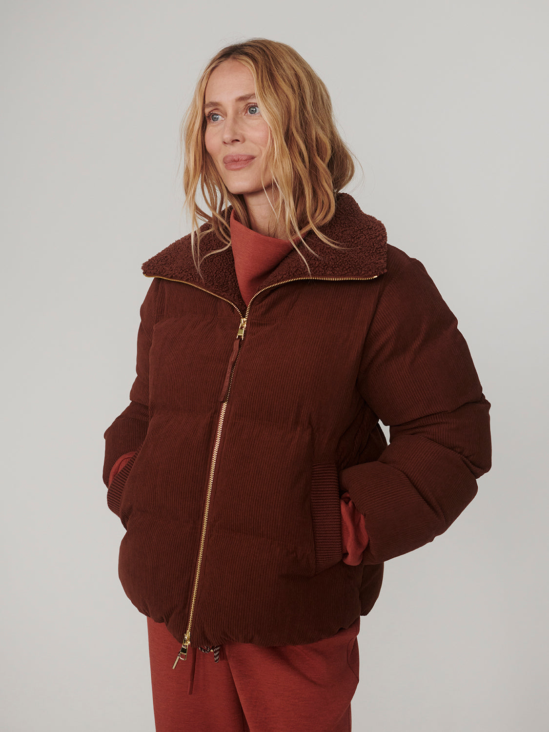 Brackley Cord Puffer Jacket