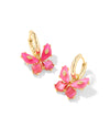 BIANCA BUTTERFLY HUGGIE GOLD EARRINGS
