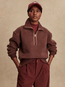  ROSELLE HALF ZIP FLEECE