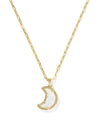 MOON SHORT PENDANT NECKLACE