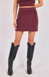 CROSBY FUZZY MINI SKIRT