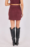 CROSBY FUZZY MINI SKIRT