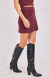 CROSBY FUZZY MINI SKIRT