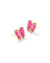HALEY BOW GOLD STUD EARRINGS