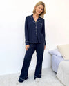 NAVY FLORA PILLOWSOFT SLEEP SET