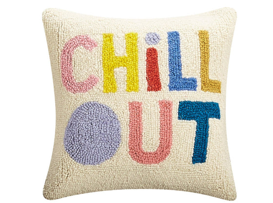 CHILL OUT HOOK PILLOW - 14x14 inches