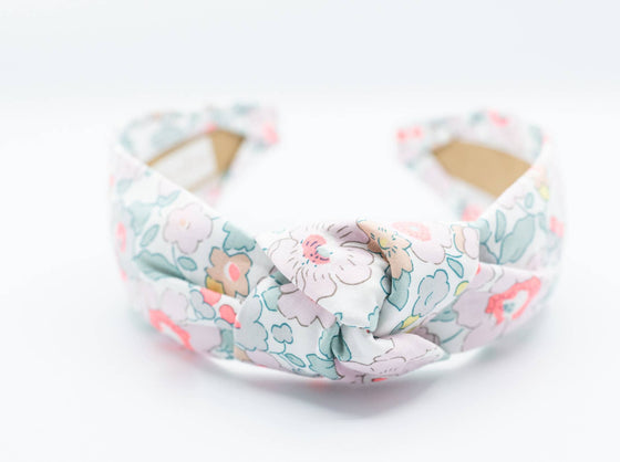 SPRING FLORAL KNOT HEADBAND- LIBERTY OF LONDON FABRIC betsy